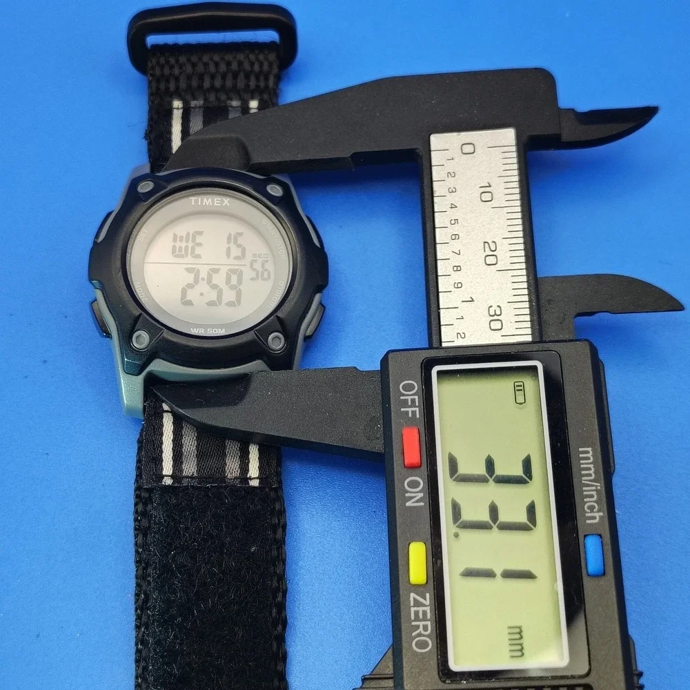 Vintage 2016 Timex Indiglo Mens 33mm Quartz Field Sport Watch Restored